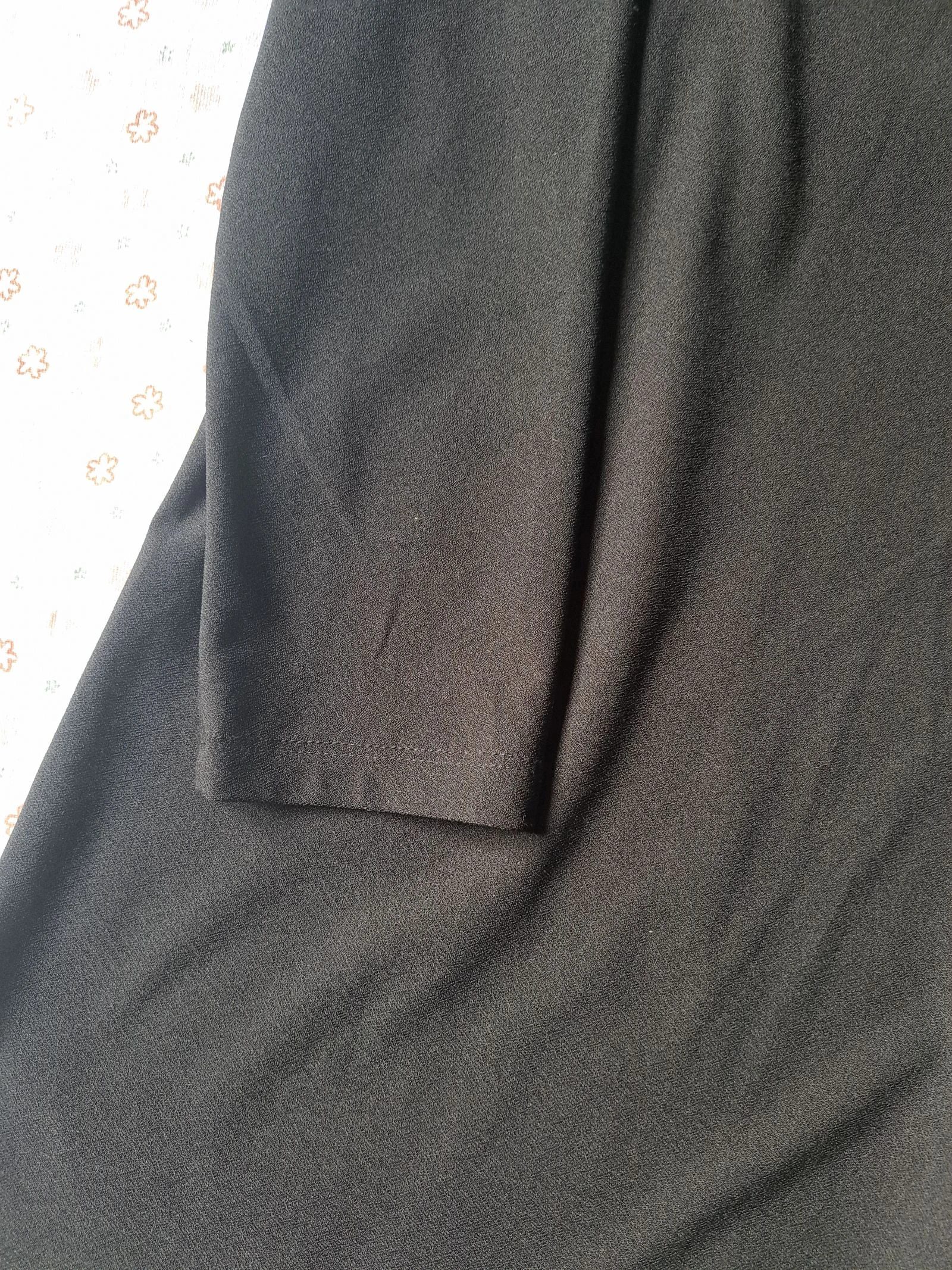 👗 Vestido negro de manga larga Mango - Talla M - Muy buen estado – photo 3